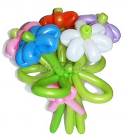 Цветы из воздушных шаров. Караганда.